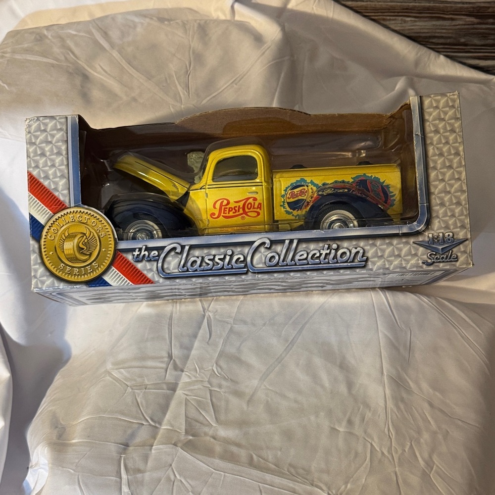 Pepsi Vintage Yellow Toy Truck